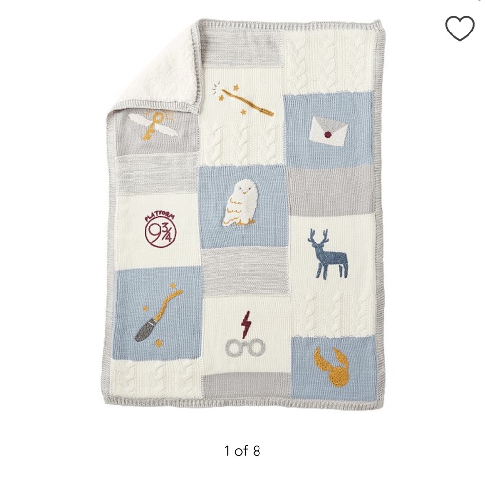 Harry Potter heirloom baby blanket